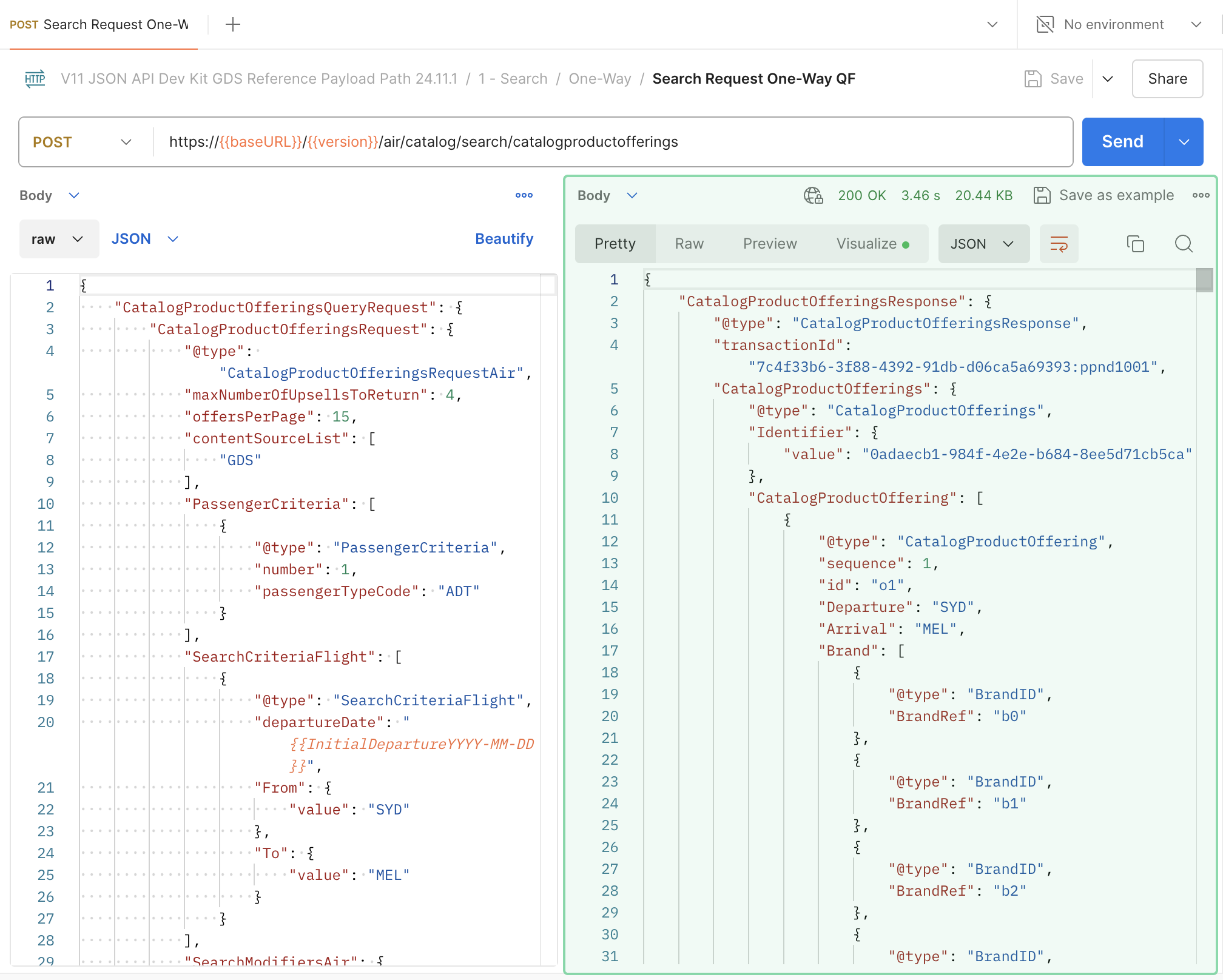 Postman screenshot