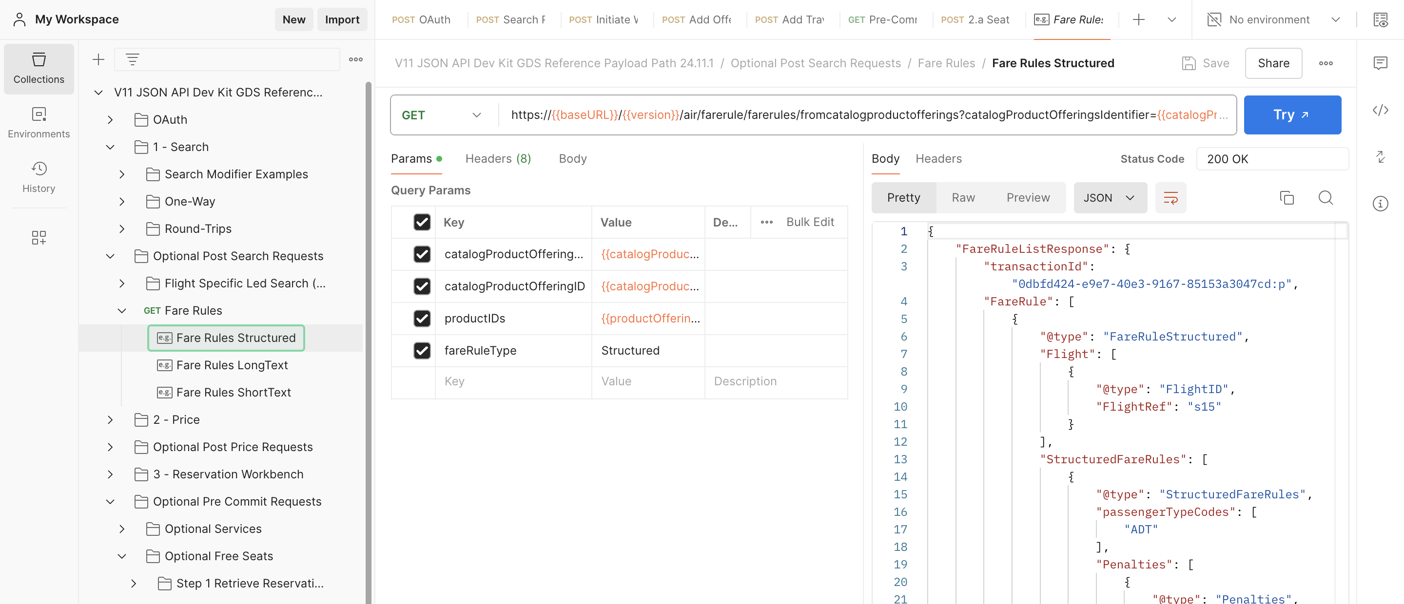Postman screenshot